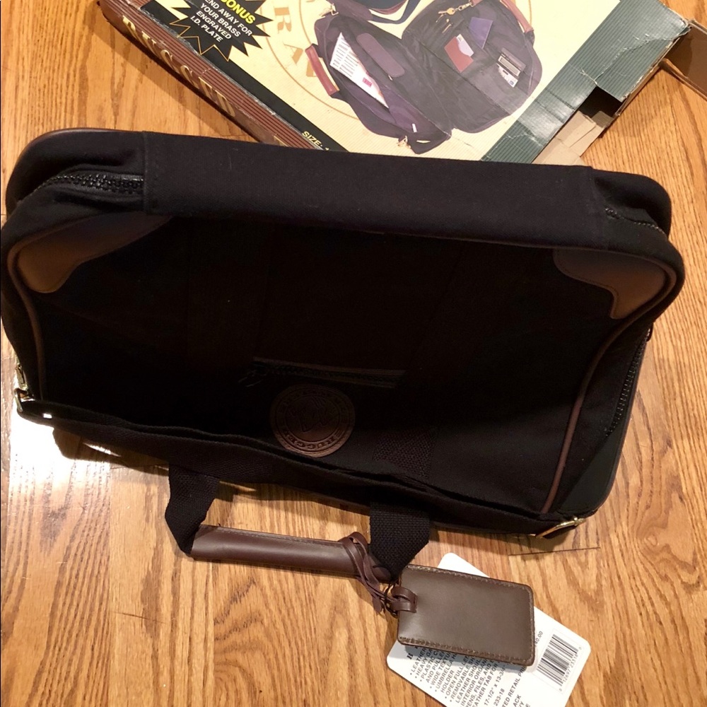 Monarch New w/tag Black/Brown Briefcase - Picture 4 of 5